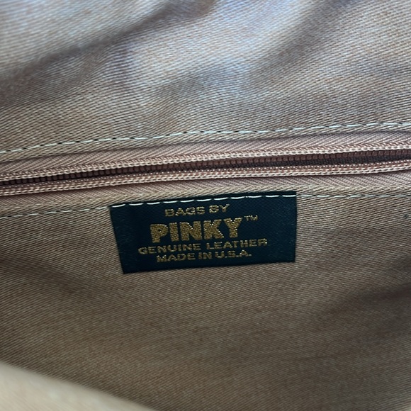 Pinky genuine leather purse! New - Picture 5 of 7